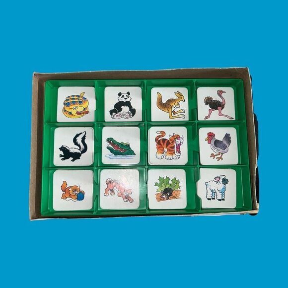 Vintage 1986 Milton Bradley Memory Animal Families Game COMPLETE - Picture 3 of 8